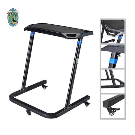 Leisure Sports Treadmill Workstation, Adjustable Height Desk for Stationary Biking, Running 918503DBH